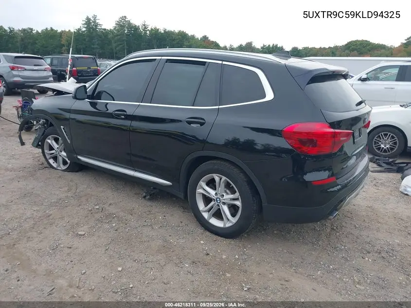 2019 BMW X3 VIN 5UXTR9C59KLD94325 — фото 3