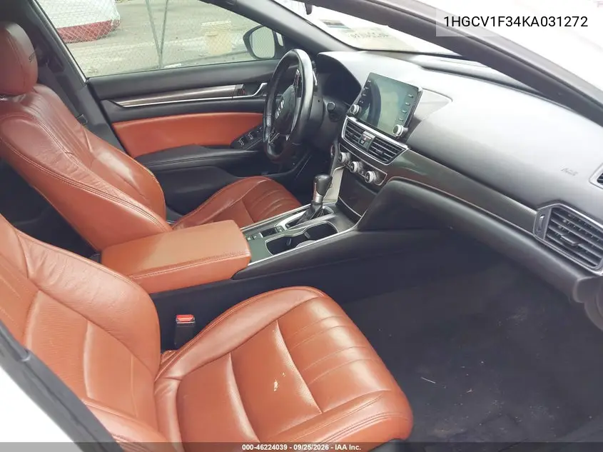 2019 HONDA ACCORD VIN 1HGCV1F34KA031272 — фото 5
