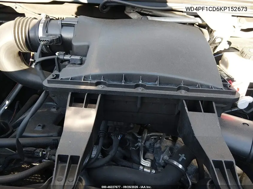 2019 MERCEDES SPRINTER VIN WD4PF1CD6KP152673 — фото 10