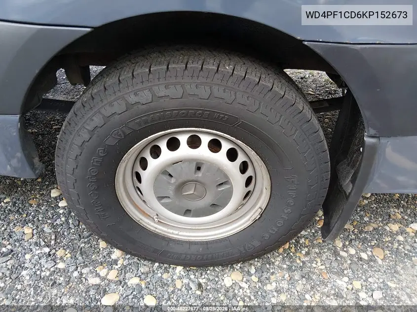2019 MERCEDES SPRINTER VIN WD4PF1CD6KP152673 — фото 12
