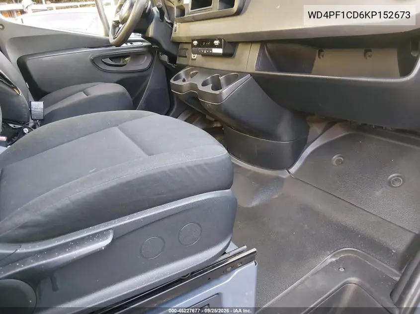 2019 MERCEDES SPRINTER VIN WD4PF1CD6KP152673 — фото 5