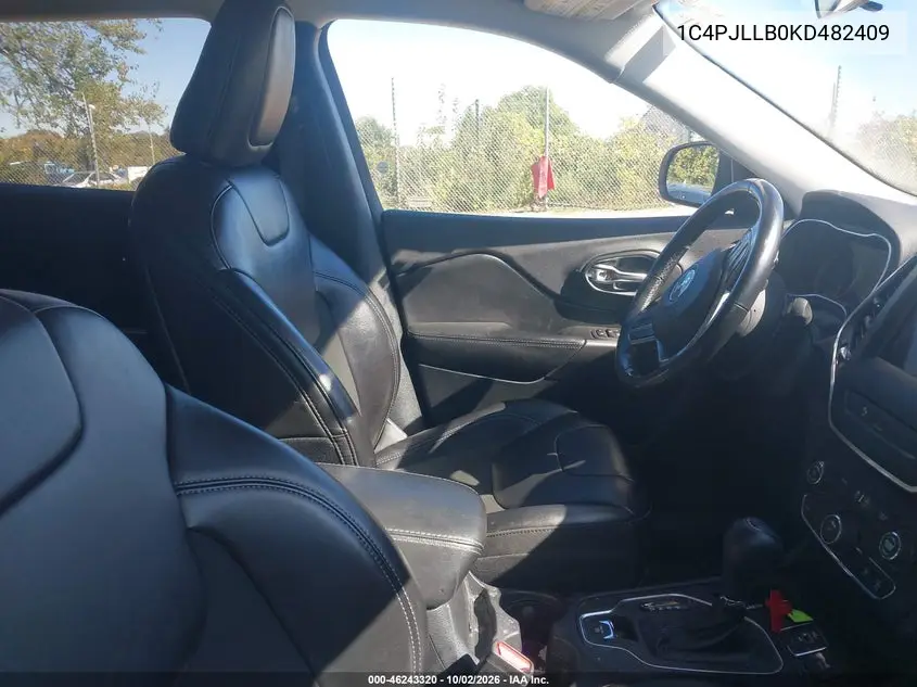 2019 JEEP CHEROKEE VIN 1C4PJLLB0KD482409 — фото 5