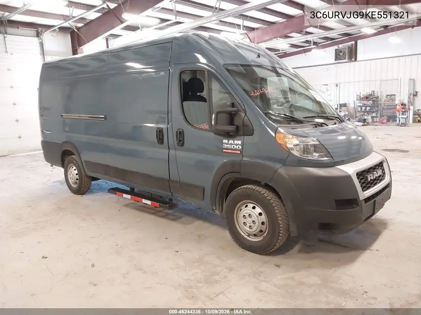 RAM PROMASTER CITY 2019, VIN 3C6URVJG9KE551321