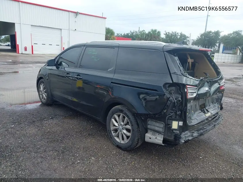 2019 KIA SEDONA VIN KNDMB5C19K6556577 — фото 3