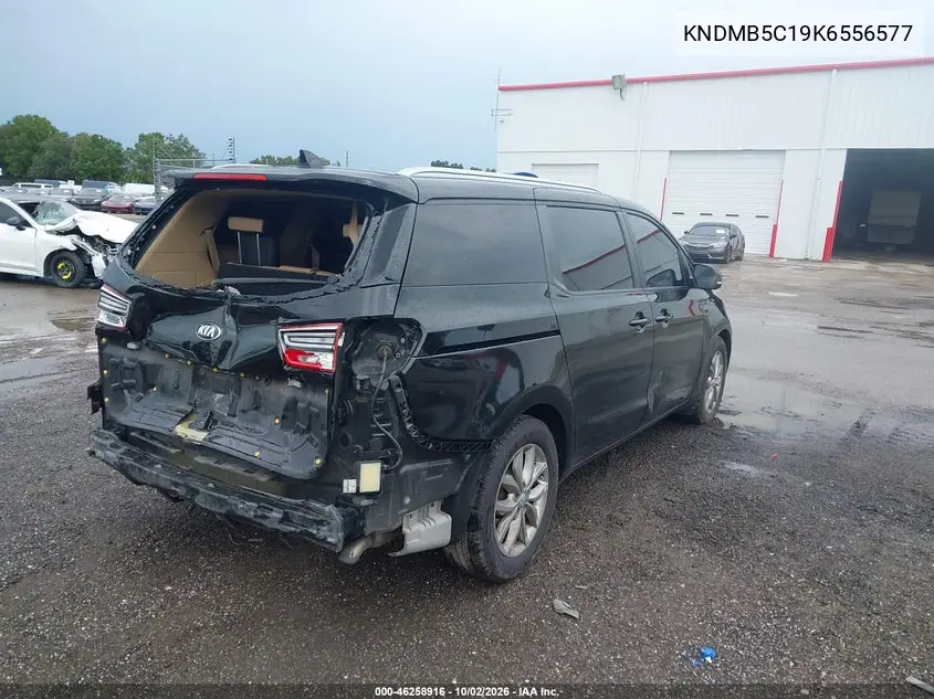 2019 KIA SEDONA VIN KNDMB5C19K6556577 — фото 4