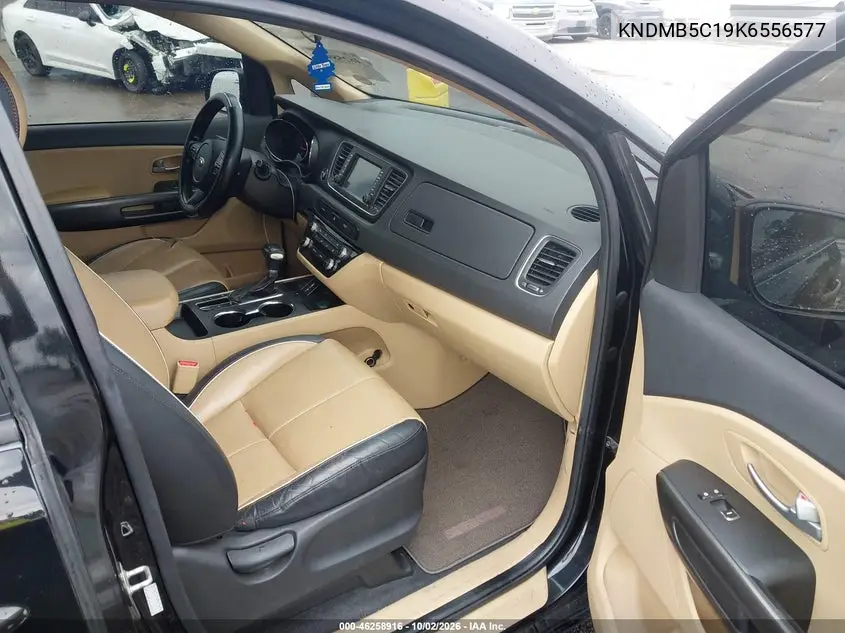 2019 KIA SEDONA VIN KNDMB5C19K6556577 — фото 5