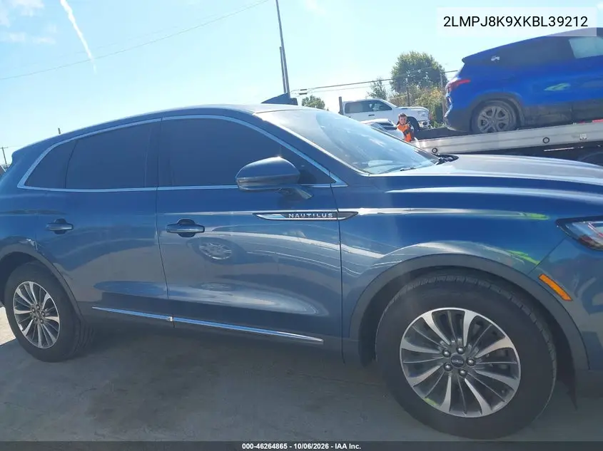 2019 LINCOLN NAUTILUS VIN 2LMPJ8K9XKBL39212 — фото 13