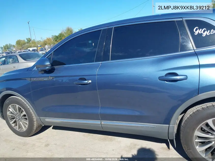 2019 LINCOLN NAUTILUS VIN 2LMPJ8K9XKBL39212 — фото 14