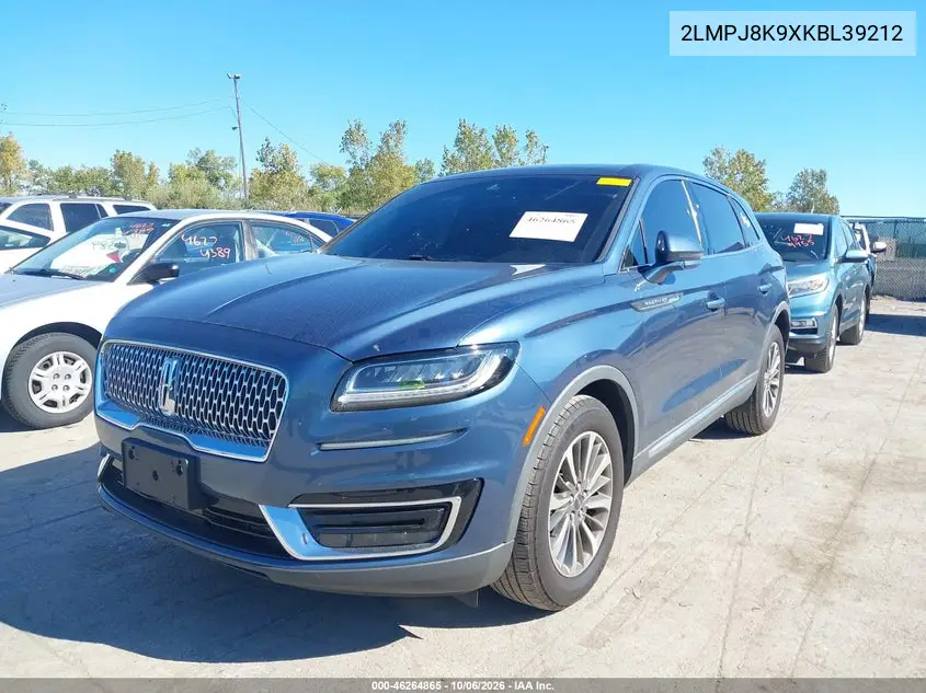 2019 LINCOLN NAUTILUS VIN 2LMPJ8K9XKBL39212 — фото 6