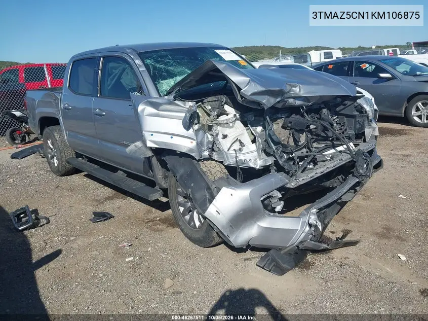 TOYOTA TACOMA 2019, VIN 3TMAZ5CN1KM106875