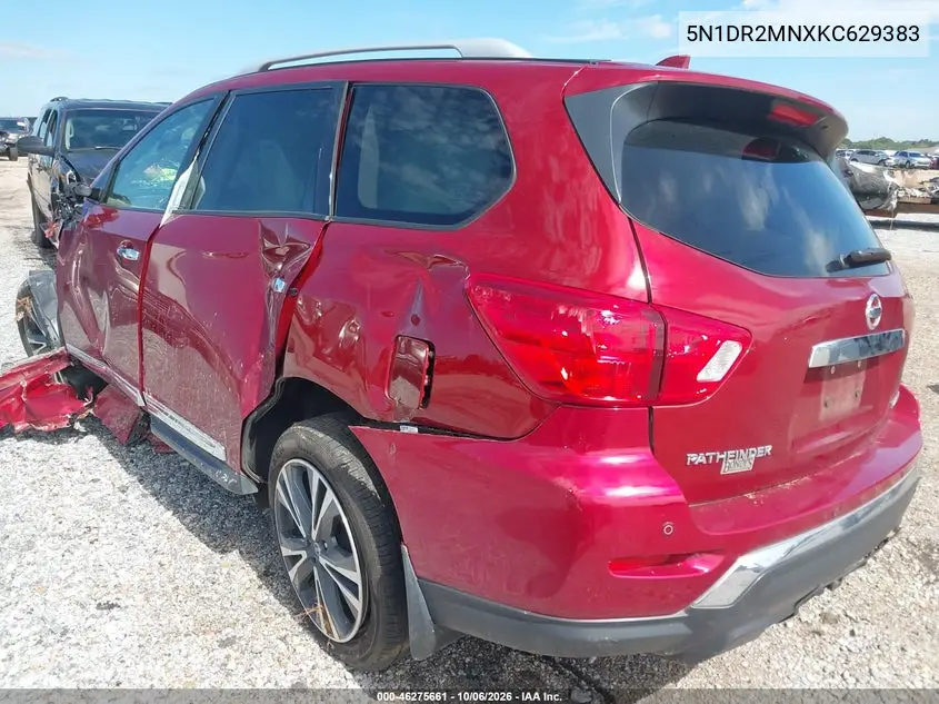 2019 NISSAN PATHFINDER VIN 5N1DR2MNXKC629383 — фото 3