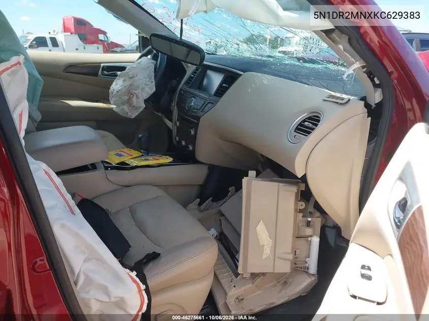 2019 NISSAN PATHFINDER VIN 5N1DR2MNXKC629383 — фото 5