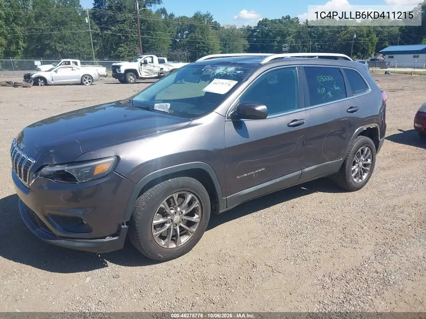 2019 JEEP CHEROKEE VIN 1C4PJLLB6KD411215 — фото 2