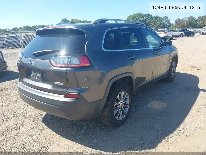 2019 JEEP CHEROKEE VIN 1C4PJLLB6KD411215 — фото 4
