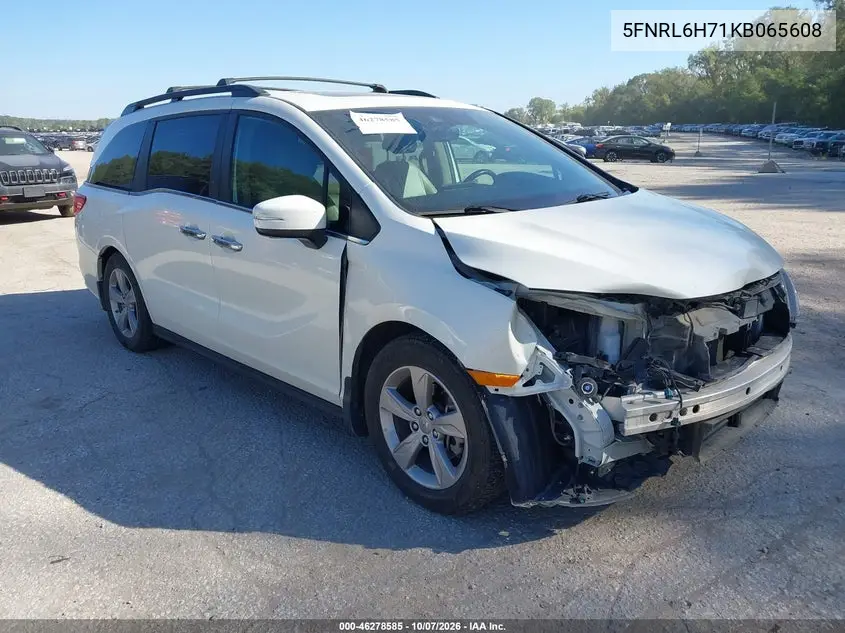 HONDA ODYSSEY 2019, VIN 5FNRL6H71KB065608