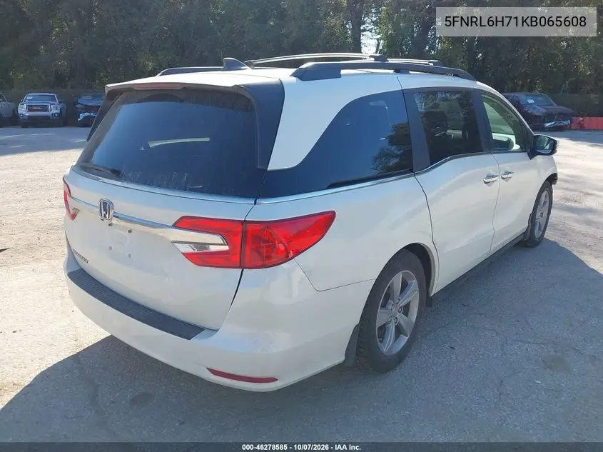 2019 HONDA ODYSSEY VIN 5FNRL6H71KB065608 — фото 4