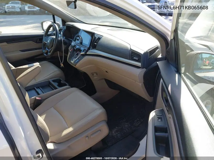 2019 HONDA ODYSSEY VIN 5FNRL6H71KB065608 — фото 5
