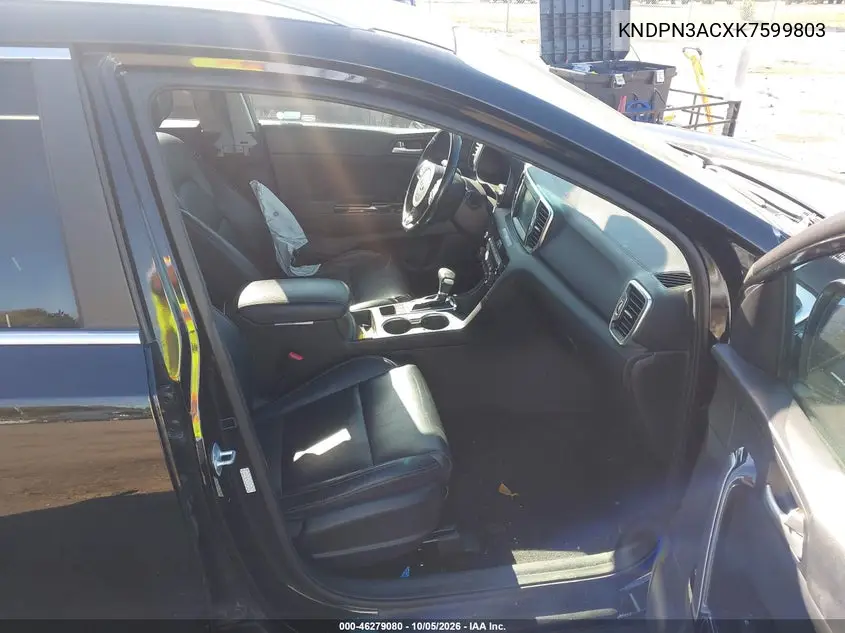 2019 KIA SPORTAGE VIN KNDPN3ACXK7599803 — фото 5