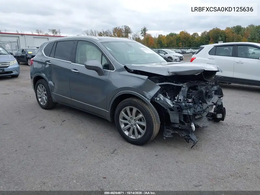 BUICK ENVISION 2019, VIN LRBFXCSA0KD125636