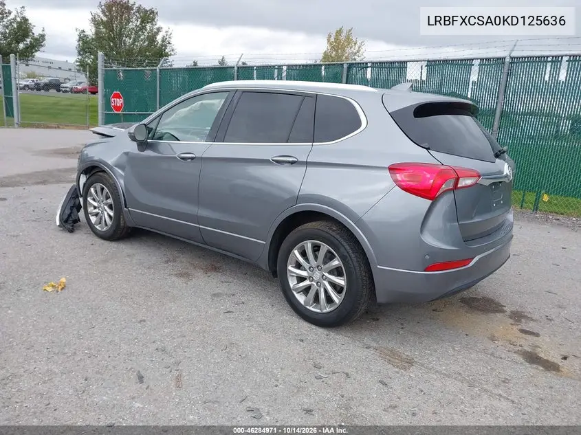 2019 BUICK ENVISION VIN LRBFXCSA0KD125636 — фото 3