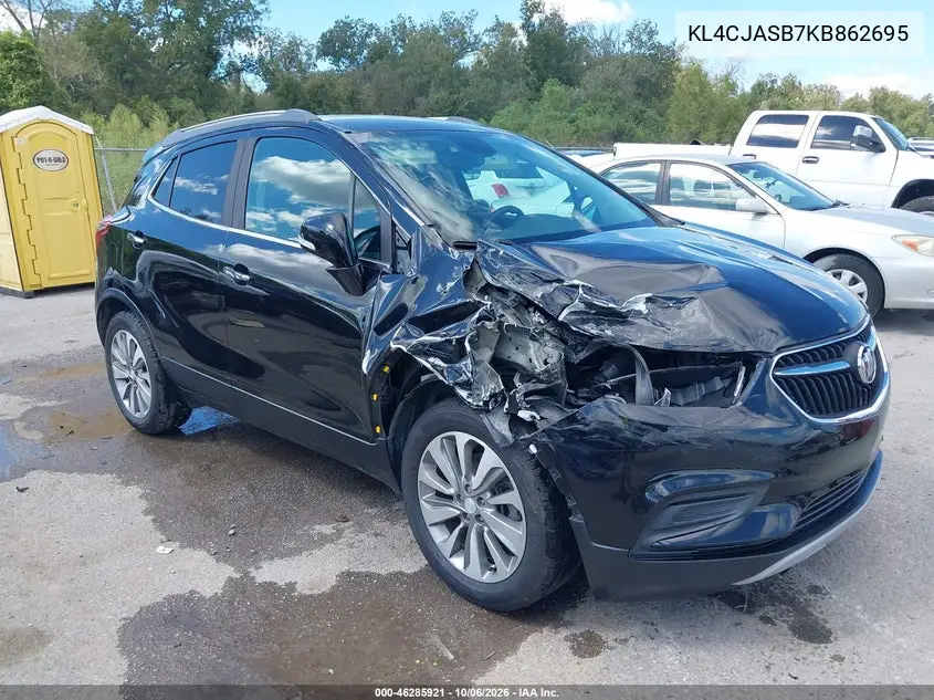 BUICK ENCORE 2019, VIN KL4CJASB7KB862695