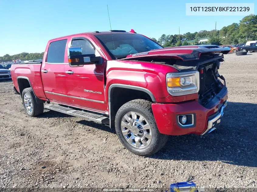 GMC SIERRA 2019, VIN 1GT12SEY8KF221239