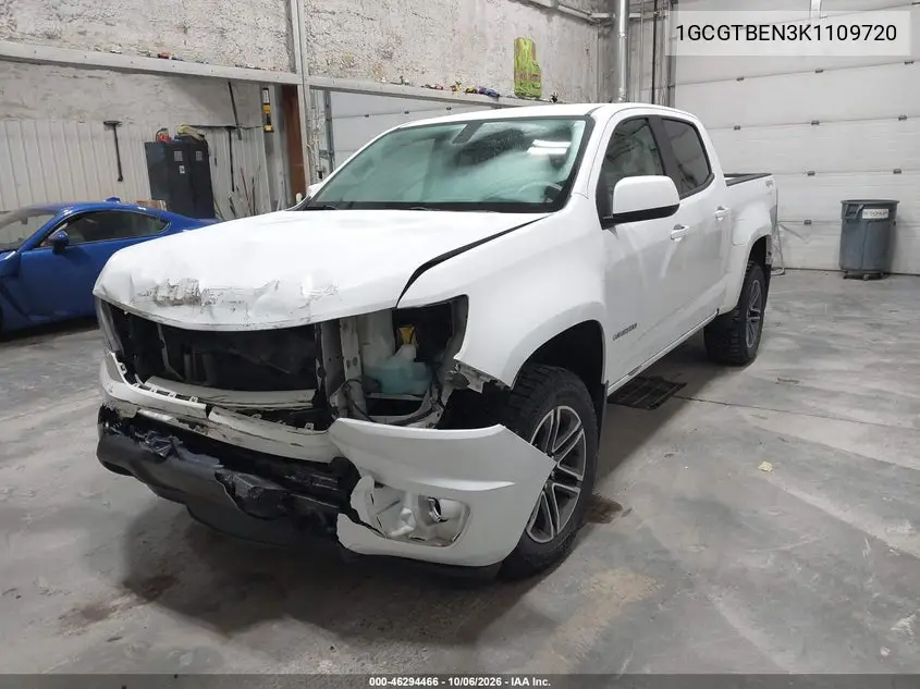 2019 CHEVROLET COLORADO VIN 1GCGTBEN3K1109720 — фото 3