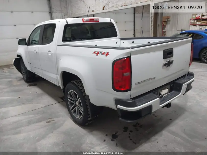 2019 CHEVROLET COLORADO VIN 1GCGTBEN3K1109720 — фото 4