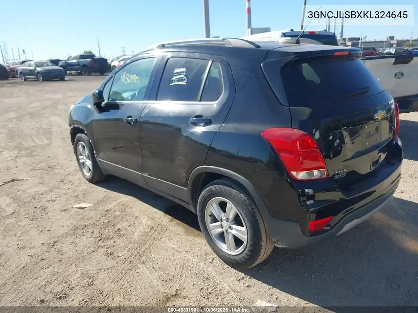 2019 CHEVROLET TRAX VIN 3GNCJLSBXKL324645 — фото 3