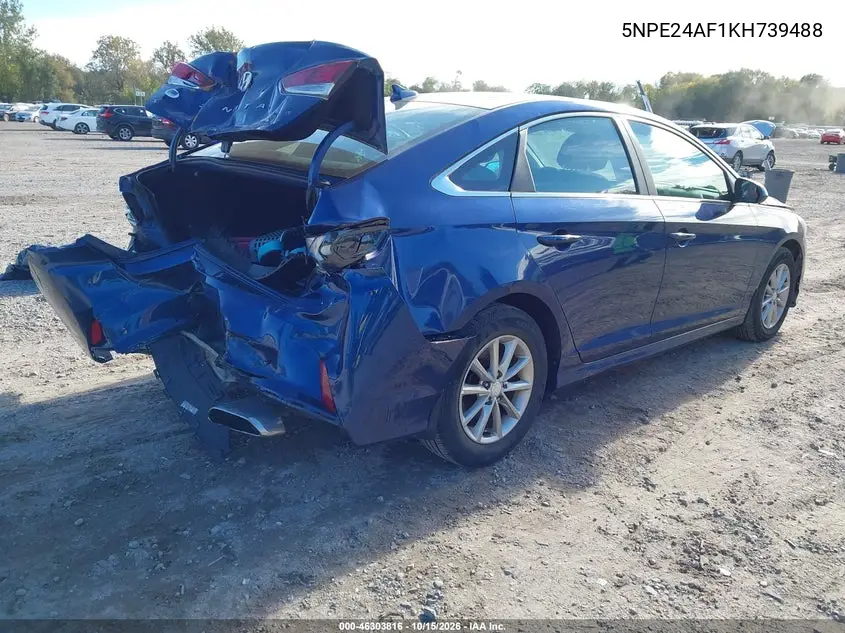 2019 HYUNDAI SONATA VIN 5NPE24AF1KH739488 — фото 4