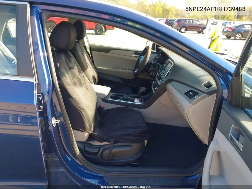 2019 HYUNDAI SONATA VIN 5NPE24AF1KH739488 — фото 5