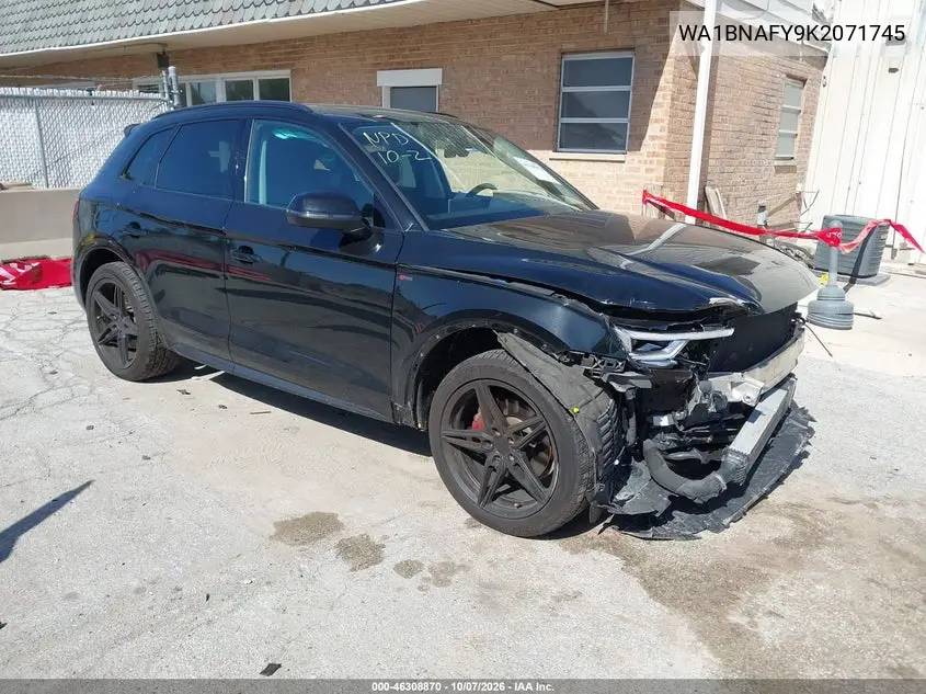 AUDI Q5 2019, VIN WA1BNAFY9K2071745