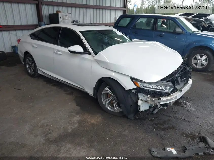 HONDA ACCORD 2019, VIN 1HGCV1F56KA073220