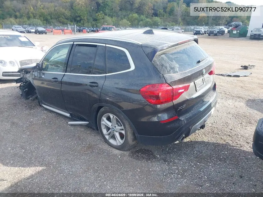 2019 BMW X3 VIN 5UXTR9C52KLD90777 — фото 3