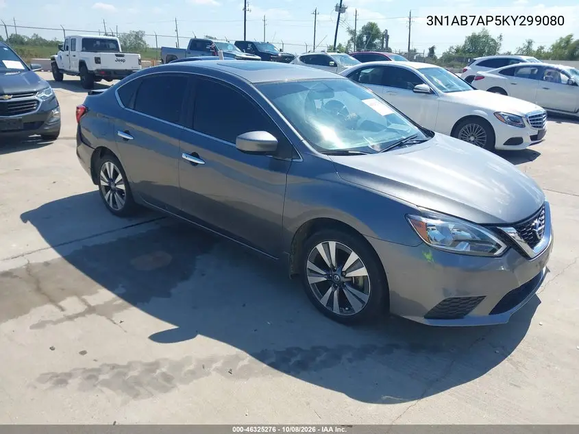 NISSAN SENTRA 2019, VIN 3N1AB7AP5KY299080