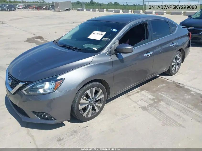 2019 NISSAN SENTRA VIN 3N1AB7AP5KY299080 — фото 2