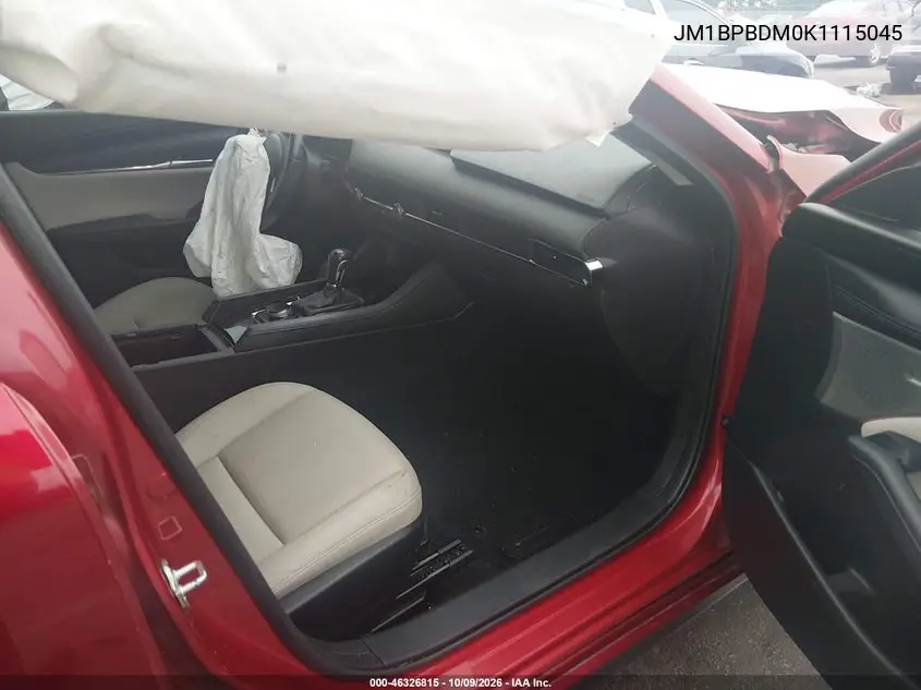 2019 MAZDA 3 VIN JM1BPBDM0K1115045 — фото 5