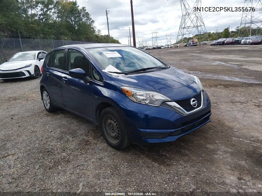 NISSAN NOTE 2019, VIN 3N1CE2CP5KL355676