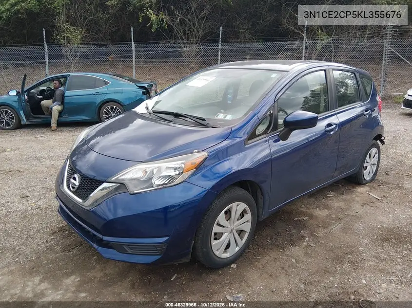 2019 NISSAN NOTE VIN 3N1CE2CP5KL355676 — фото 2