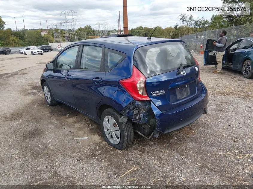 2019 NISSAN NOTE VIN 3N1CE2CP5KL355676 — фото 3