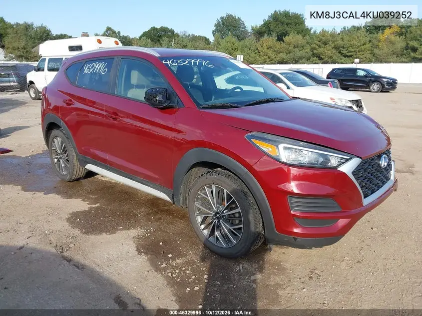 HYUNDAI TUCSON 2019, VIN KM8J3CAL4KU039252