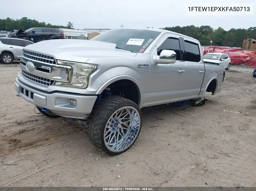 2019 FORD F-150 VIN 1FTEW1EPXKFA50713 — фото 2