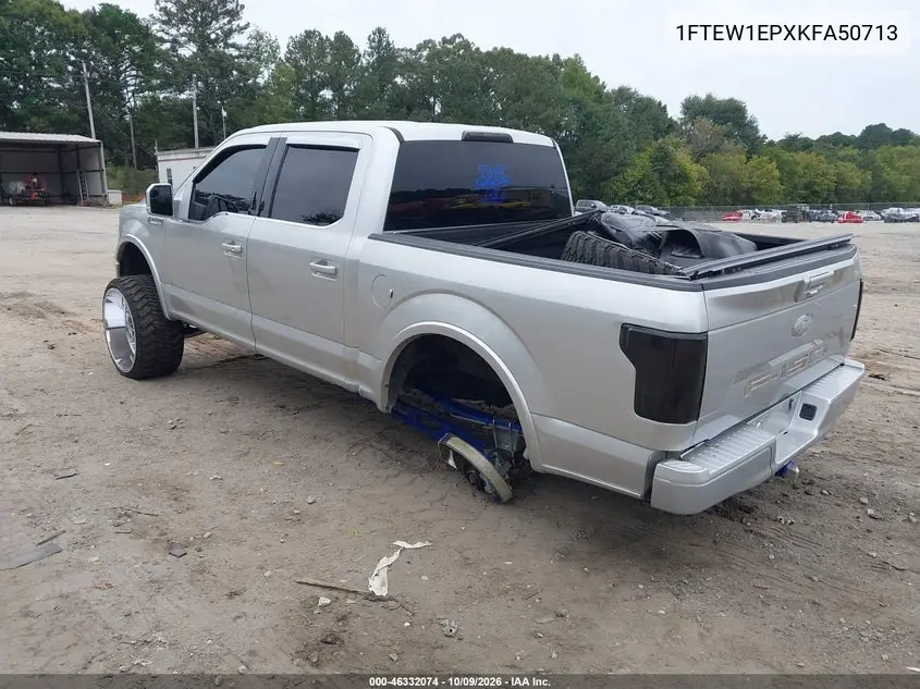 2019 FORD F-150 VIN 1FTEW1EPXKFA50713 — фото 3