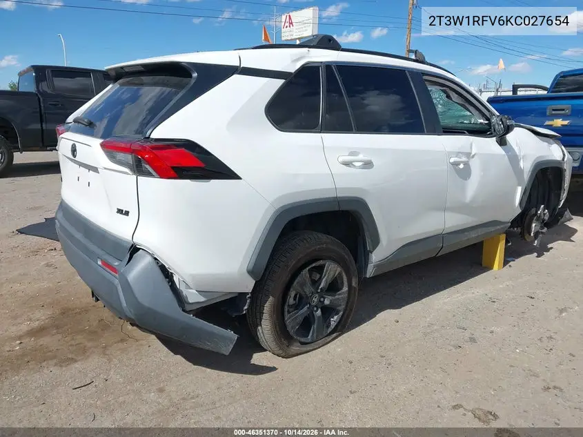 2019 TOYOTA RAV 4 VIN 2T3W1RFV6KC027654 — фото 4