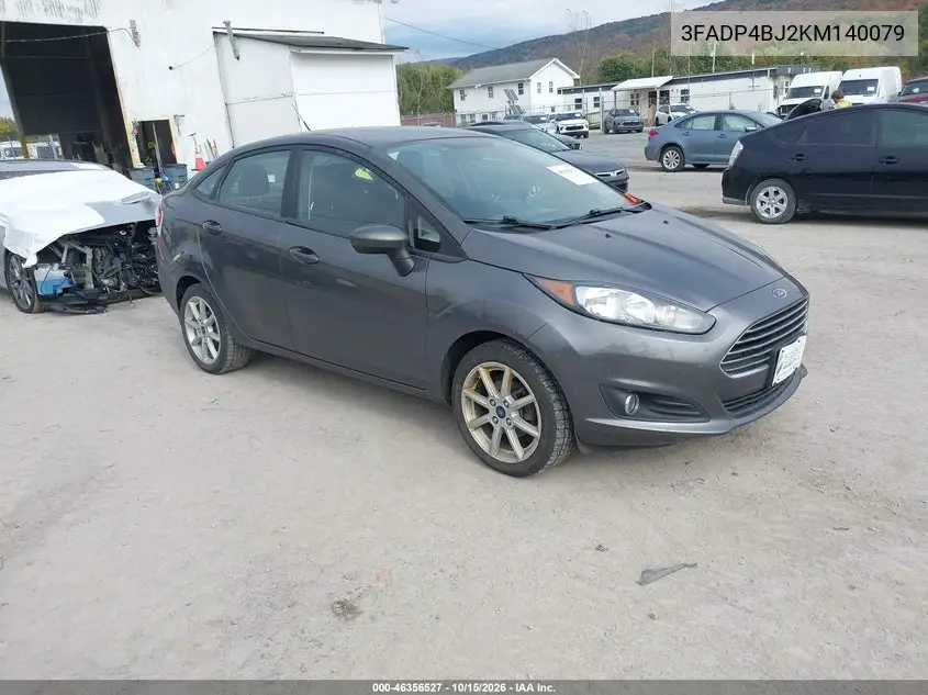 FORD FIESTA 2019, VIN 3FADP4BJ2KM140079