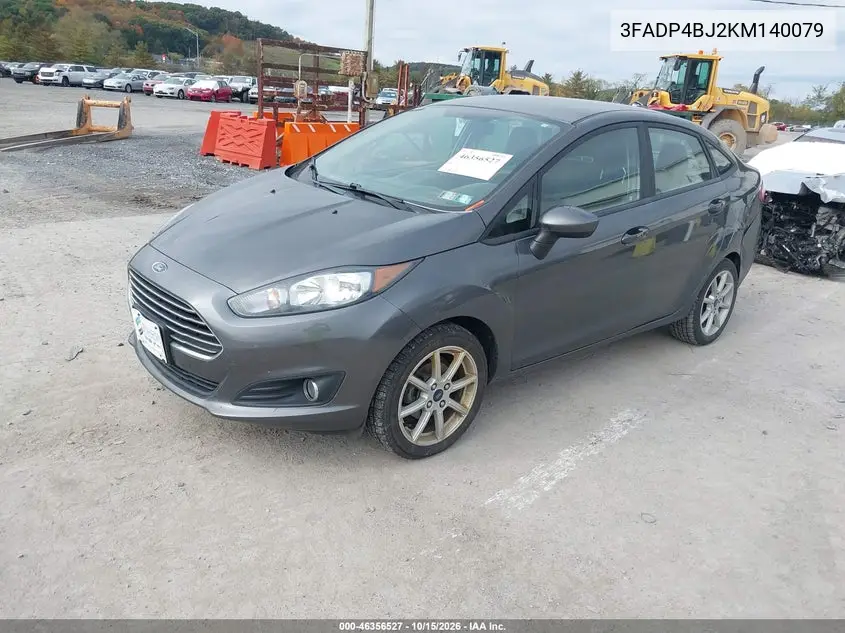 2019 FORD FIESTA VIN 3FADP4BJ2KM140079 — фото 2