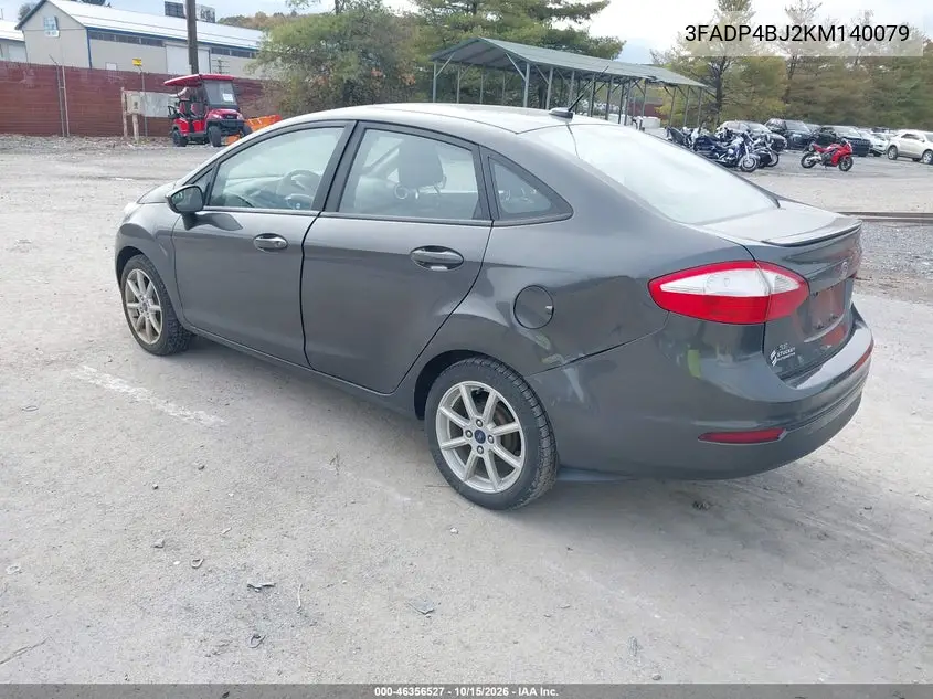 2019 FORD FIESTA VIN 3FADP4BJ2KM140079 — фото 3