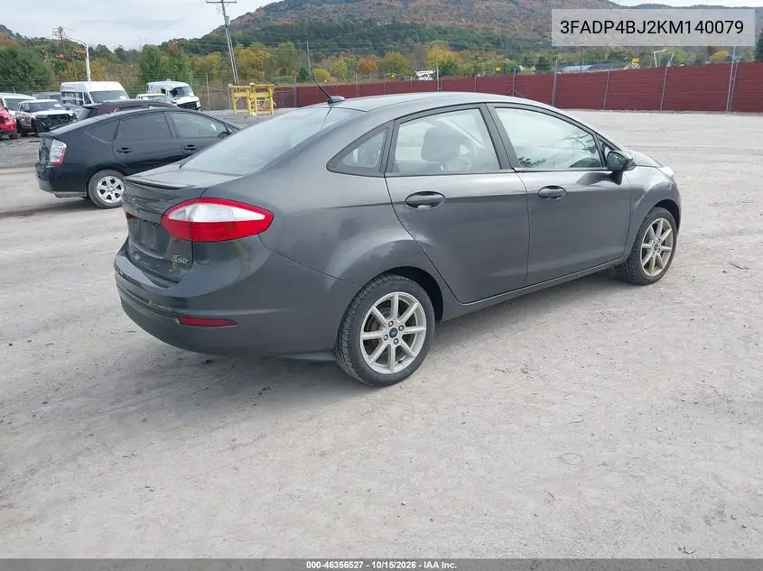 2019 FORD FIESTA VIN 3FADP4BJ2KM140079 — фото 4