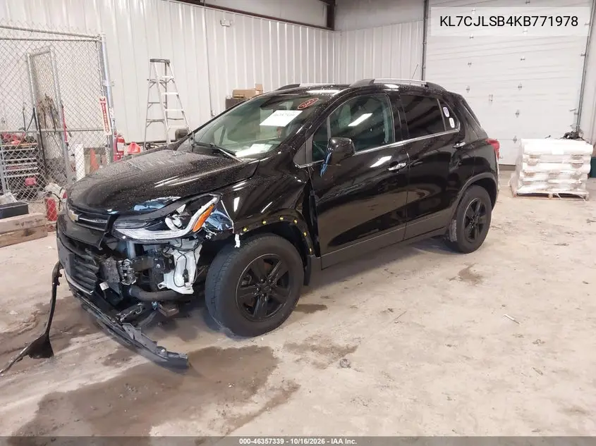 2019 CHEVROLET TRAX VIN KL7CJLSB4KB771978 — фото 2