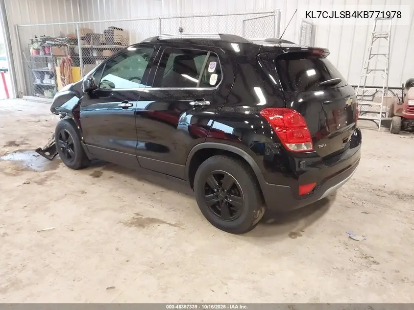 2019 CHEVROLET TRAX VIN KL7CJLSB4KB771978 — фото 3